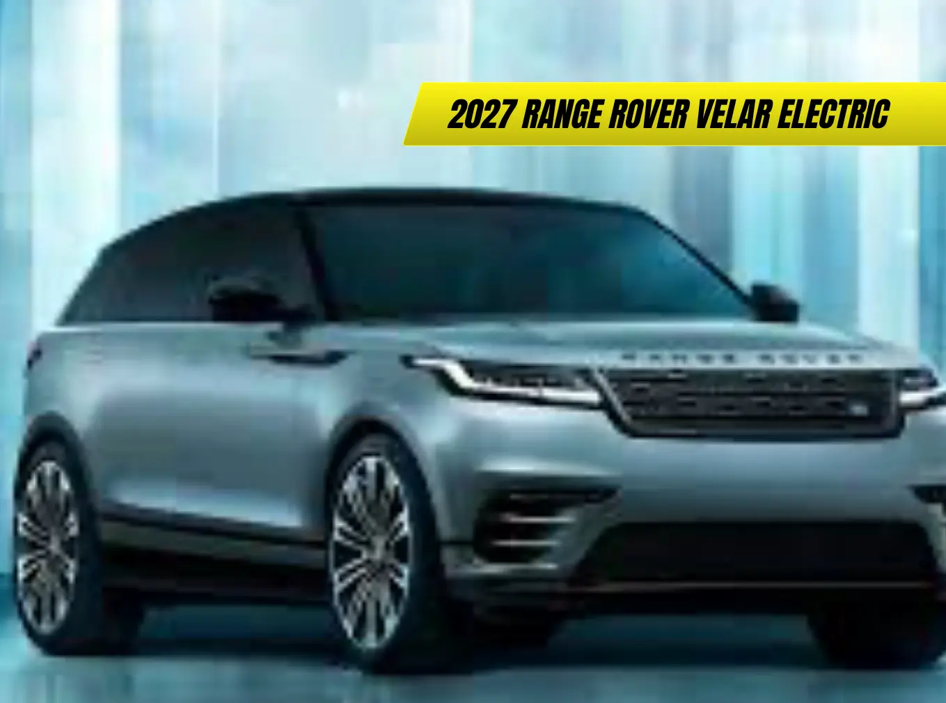 Range Rover Velar 2027 : espionnage de l'intérieur — le SUV électrique ...